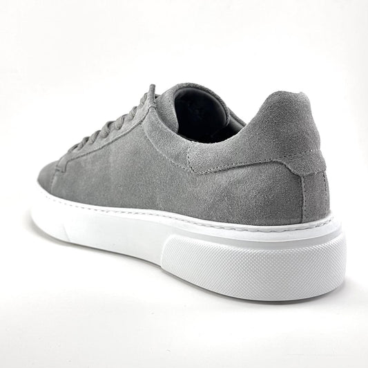 Alza Erkek Hakiki Deri Sneaker - Gri Süet
