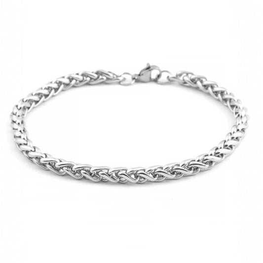 Alza Erkek 316L Çelik Zincir Bileklik – Suya Dayanıklı, Kararmaz