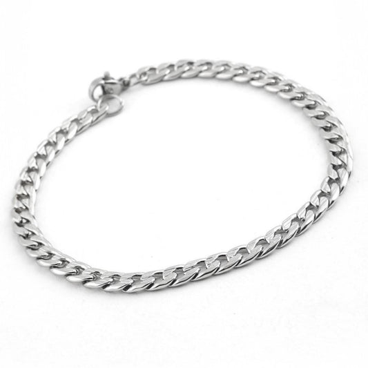 Alza Erkek 316L Çelik Zincir Bileklik – Suya Dayanıklı, Kararmaz 5 mm