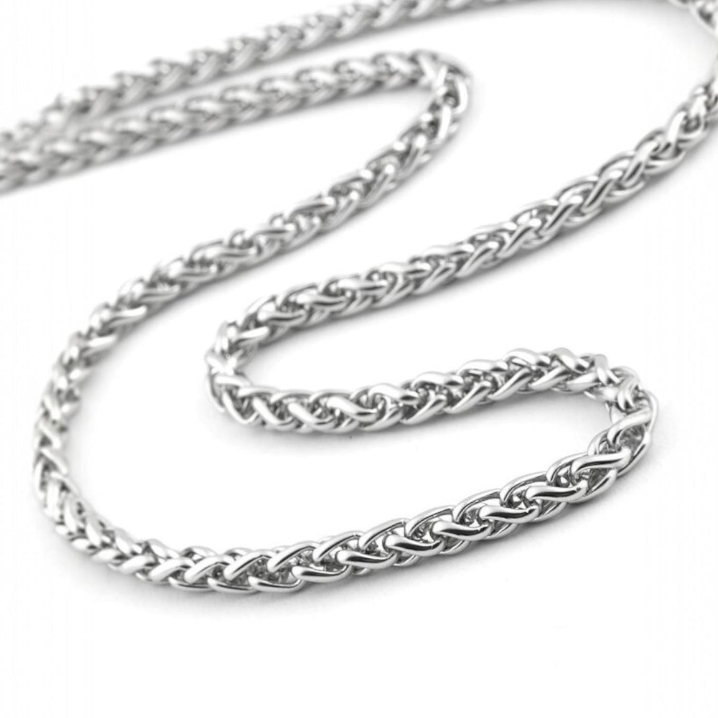 Alza Erkek 316L Çelik Zincir Kolye – Suya Dayanıklı, Kararmaz - 7 mm