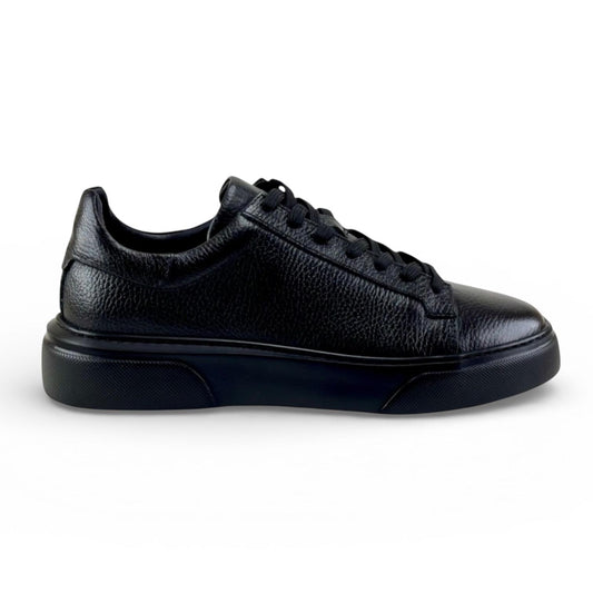 Footcap Erkek Hakiki Deri Sneaker Eva Taban – Siyah | ALZA