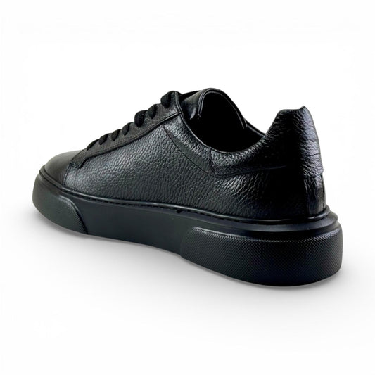 Footcap Erkek Hakiki Deri Sneaker Eva Taban – Siyah | ALZA