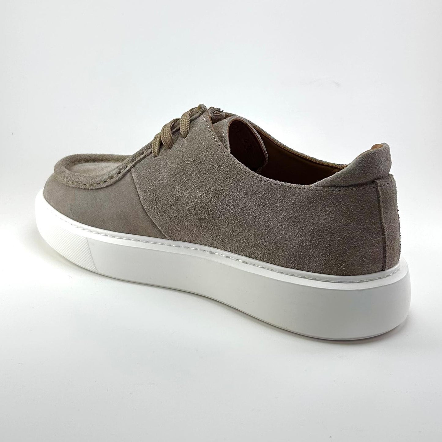 Alza Erkek Hakiki Deri Casual Ayakkabı - Bej Süet