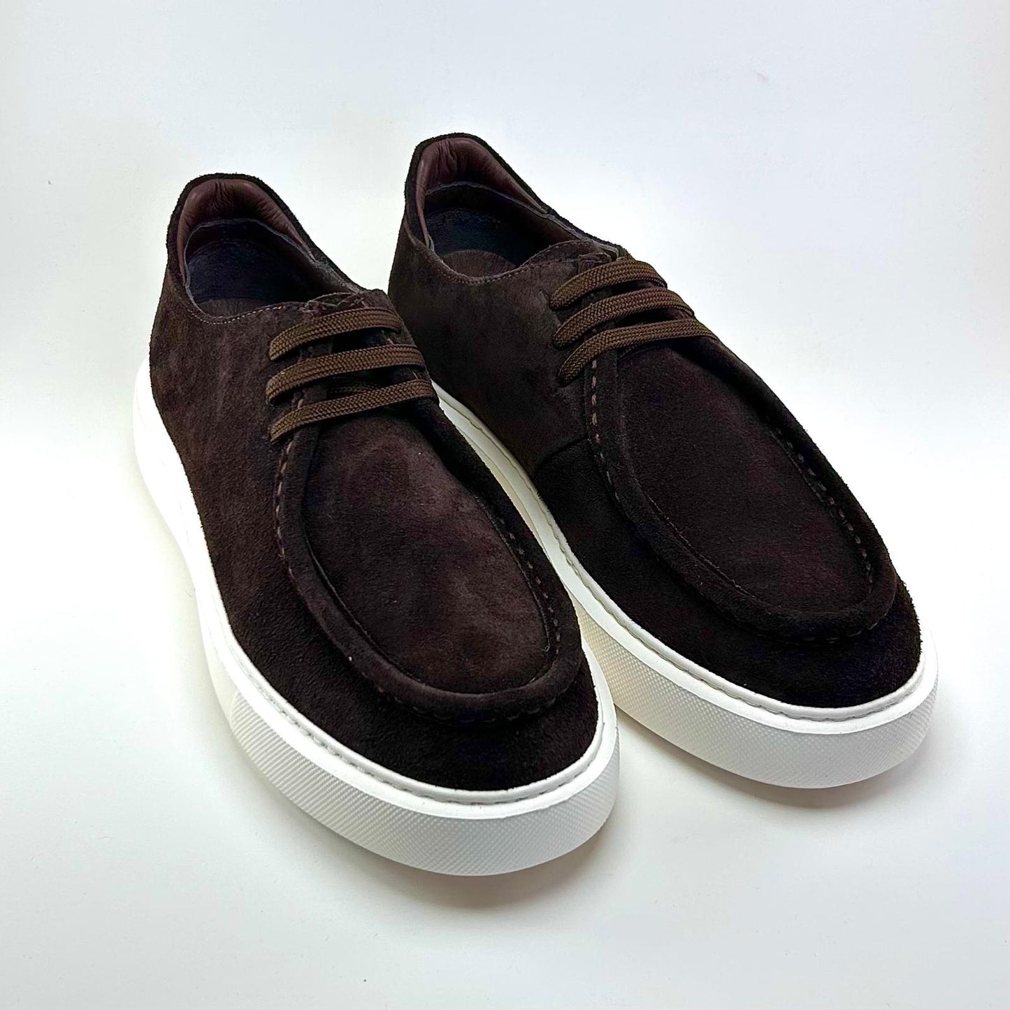 Alza Erkek Hakiki Deri Casual Ayakkabı - Kahverengi Süet