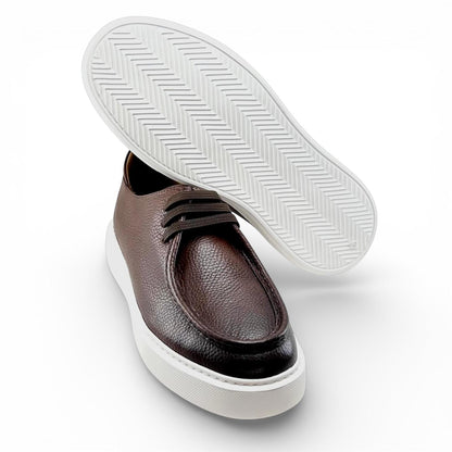 Footcap Sisley - Erkek Hakiki Deri Ayakkabı - Taba | ALZA