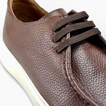 Footcap Sisley - Erkek Hakiki Deri Ayakkabı - Taba | ALZA