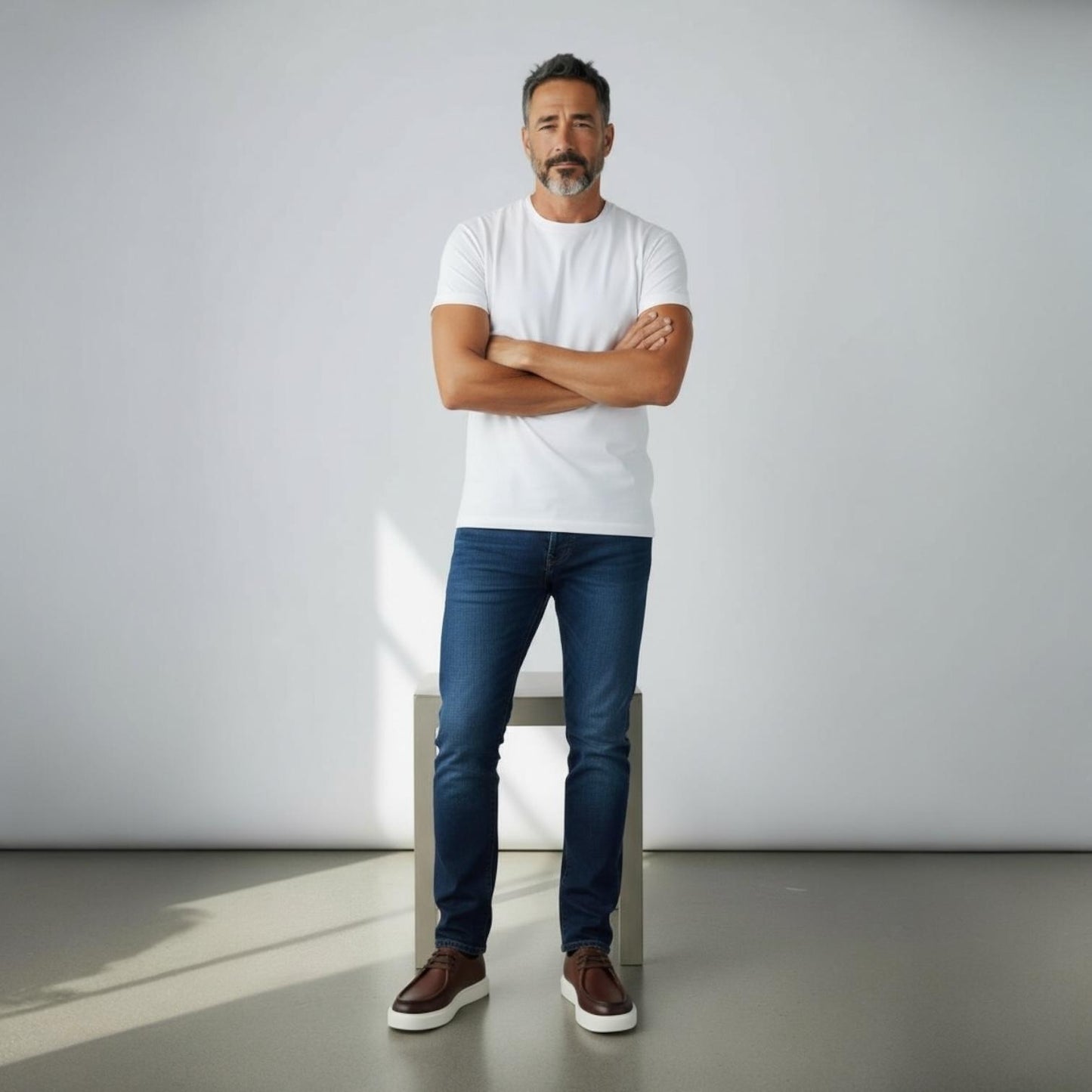 Alza Erkek Hakiki Deri Casual Ayakkabı - Kahverengi Floter