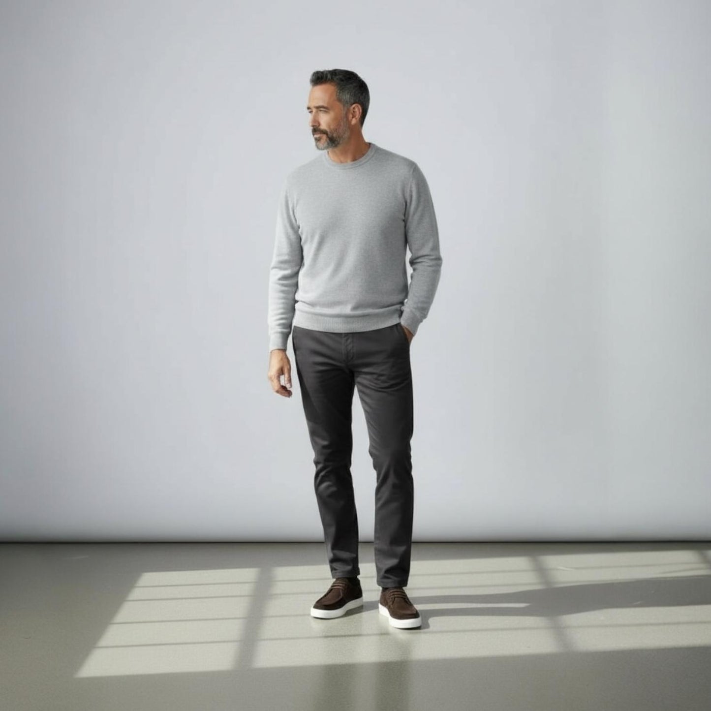 Alza Erkek Hakiki Deri Casual Ayakkabı - Kahverengi Süet