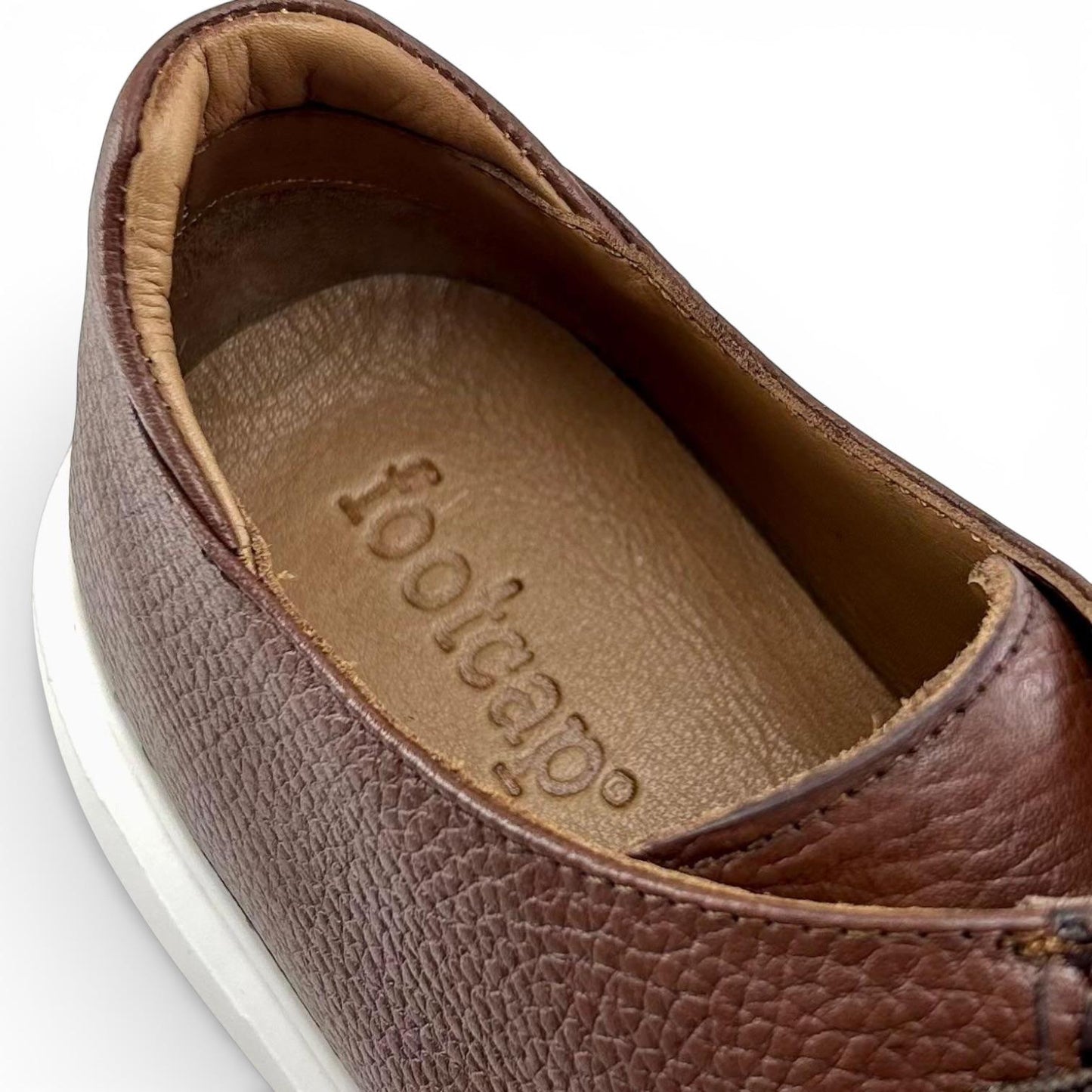 Footcap Sisley - Erkek Hakiki Deri Ayakkabı - Taba | ALZA