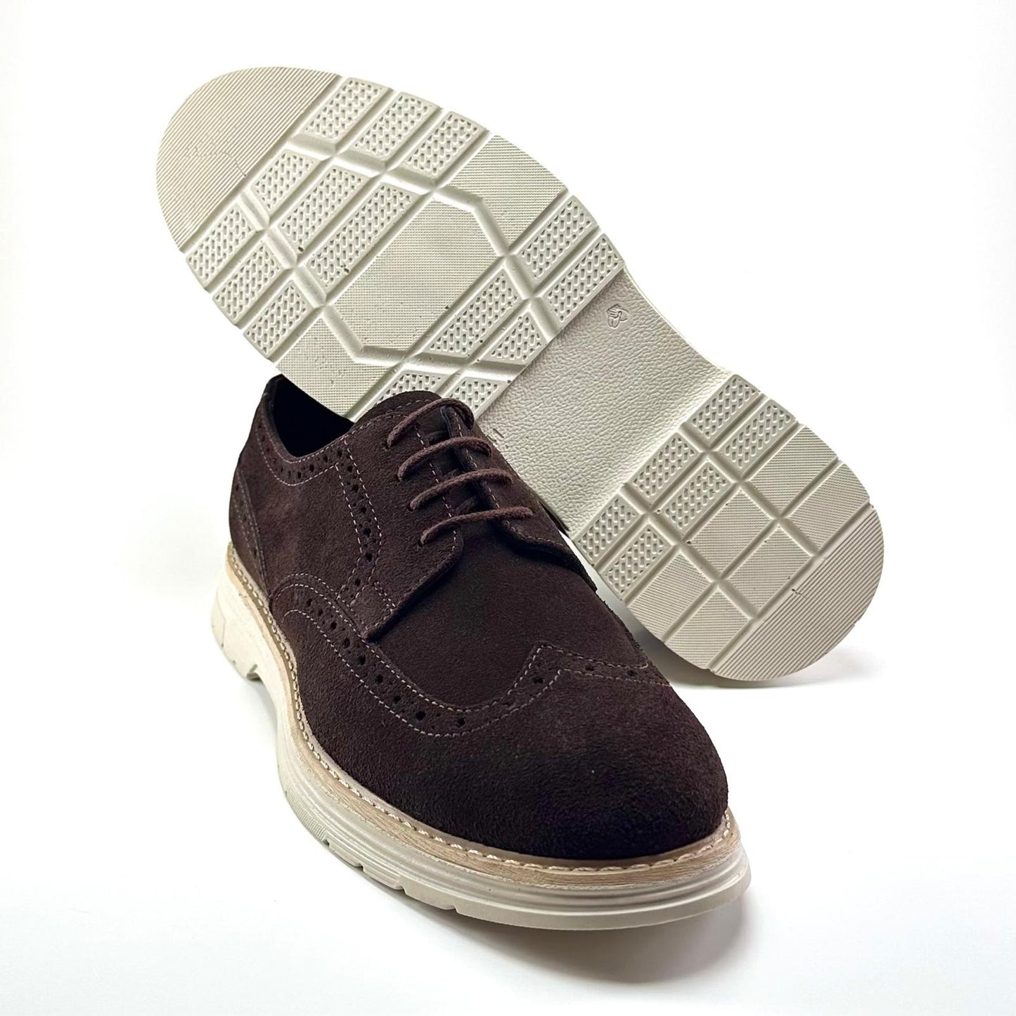 Alza Erkek Hakiki Deri Casual Ayakkabı - Kahverengi Süet