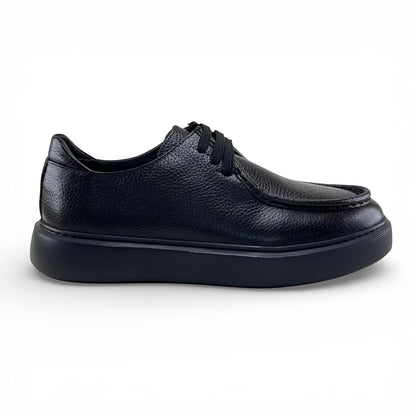 Footcap Sisley - Erkek Hakiki Deri Ayakkabı - Siyah | ALZA