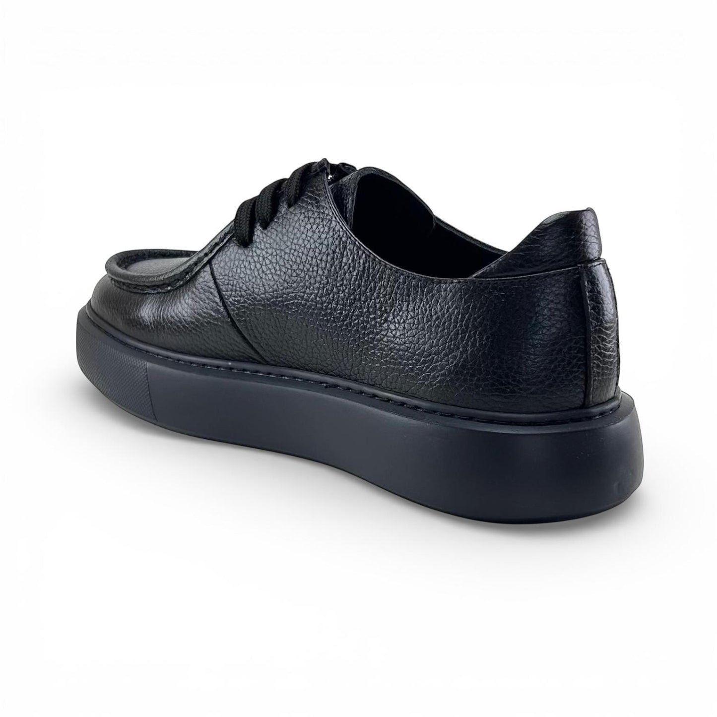 Footcap Sisley - Erkek Hakiki Deri Ayakkabı - Siyah | ALZA