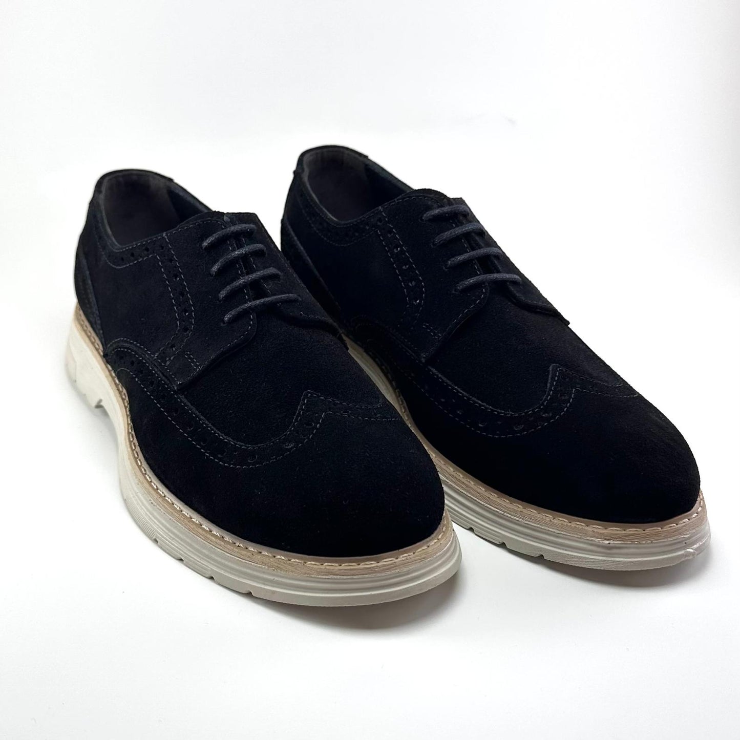 Alza Erkek Hakiki Deri Casual Ayakkabı - Siyah Süet