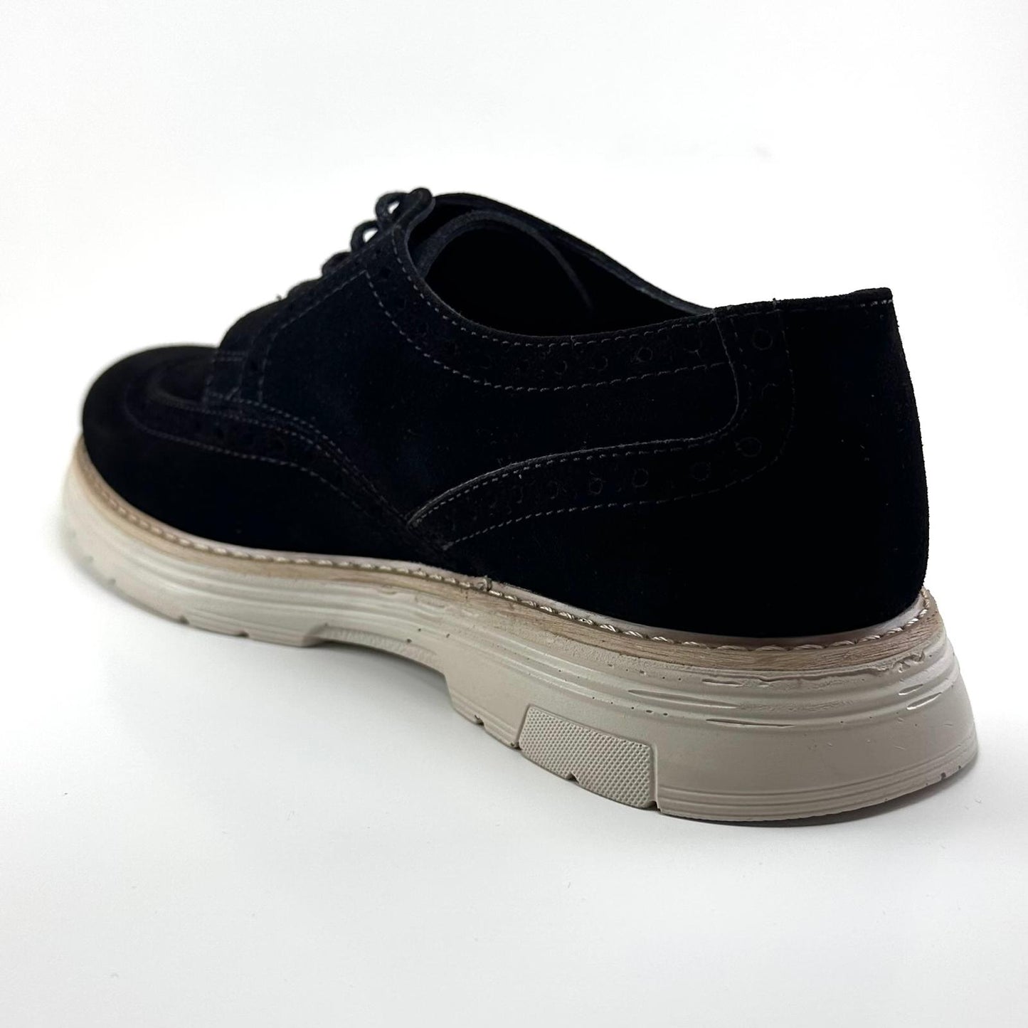 Alza Erkek Hakiki Deri Casual Ayakkabı - Siyah Süet