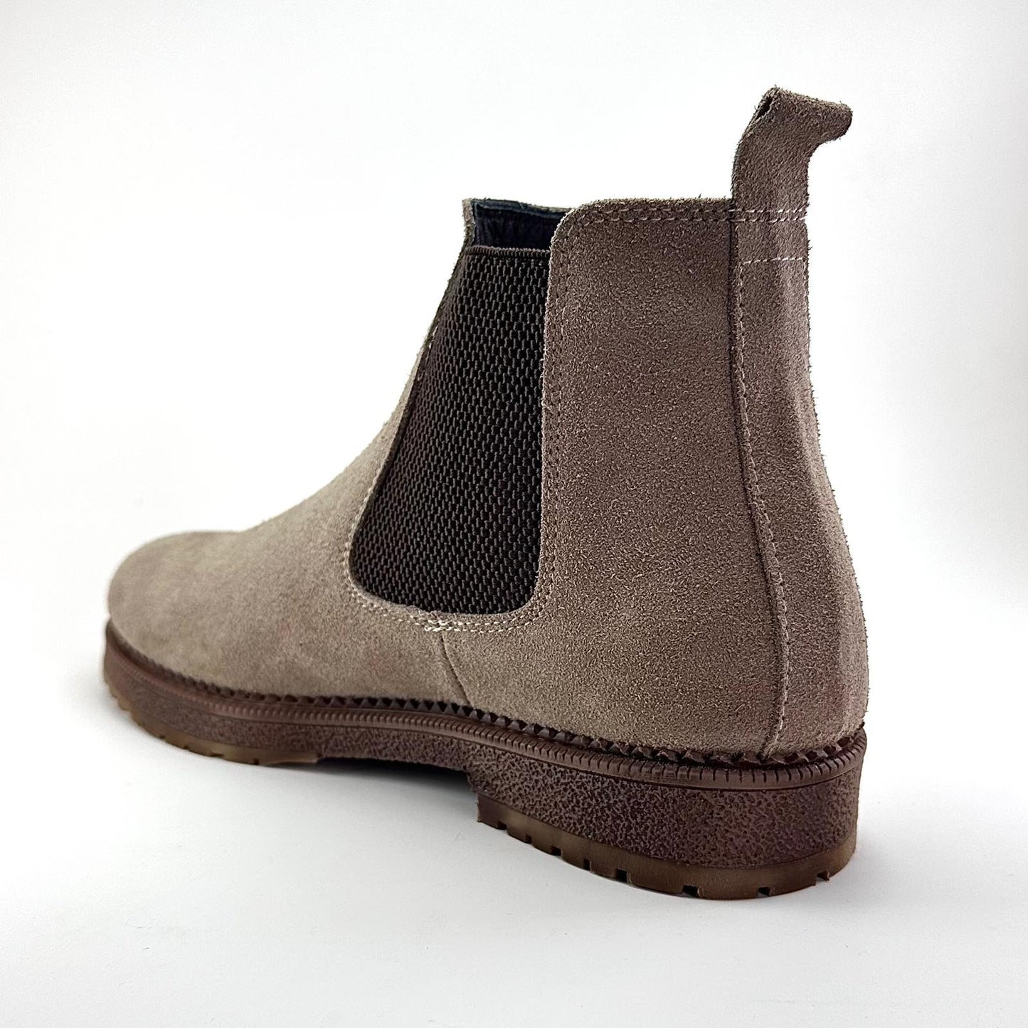 Alza Erkek Hakiki Deri Chelsea Bot - Bej Süet