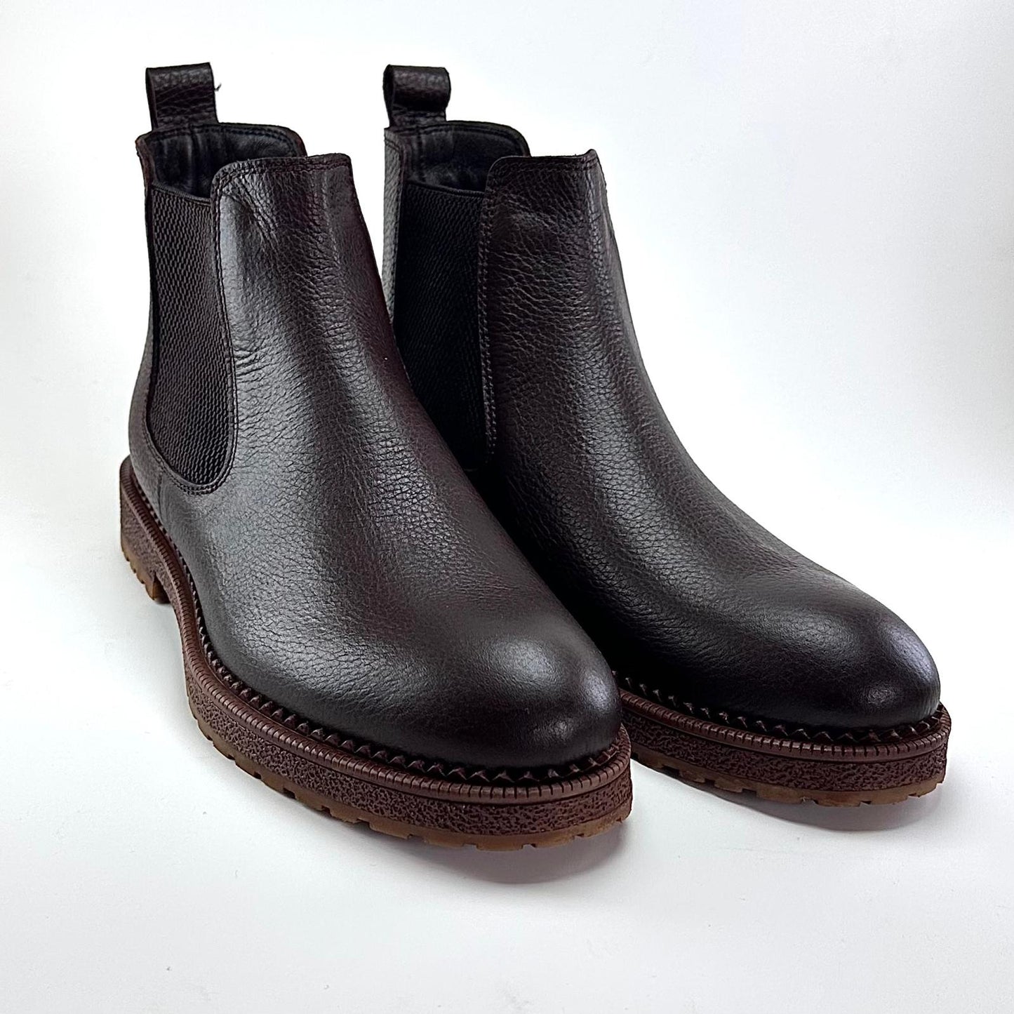 Alza Erkek Hakiki Deri Chelsea Bot - Kahverengi Floter