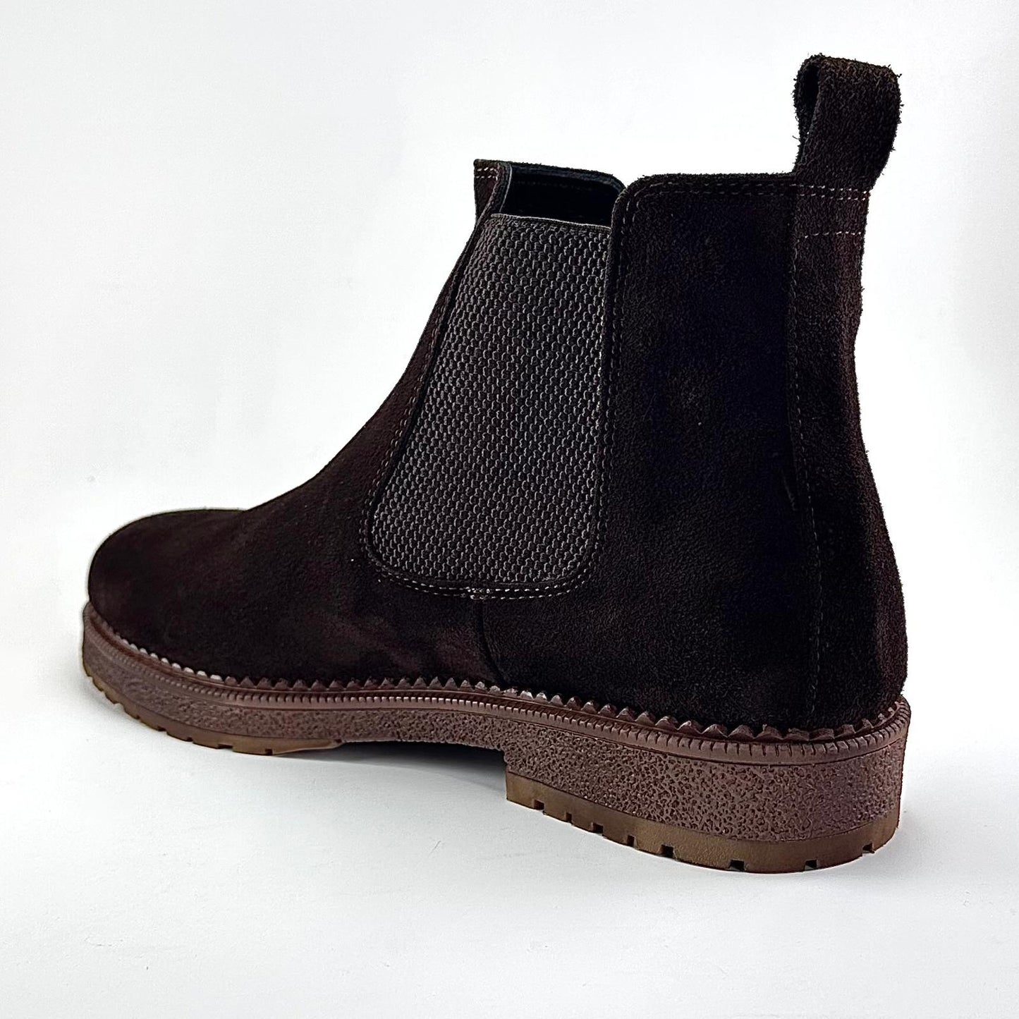 Alza Erkek Hakiki Deri Chelsea Bot - Kahverengi Süet