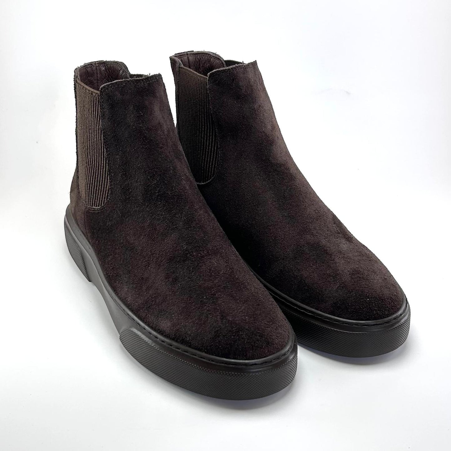 Alza Erkek Hakiki Deri Chelsea Bot - Kahverengi Süet