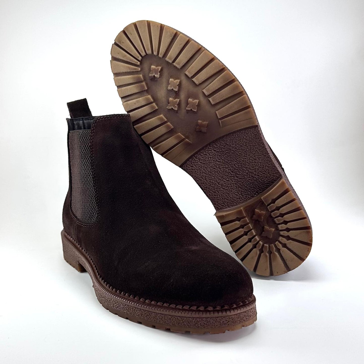 Alza Erkek Hakiki Deri Chelsea Bot - Kahverengi Süet