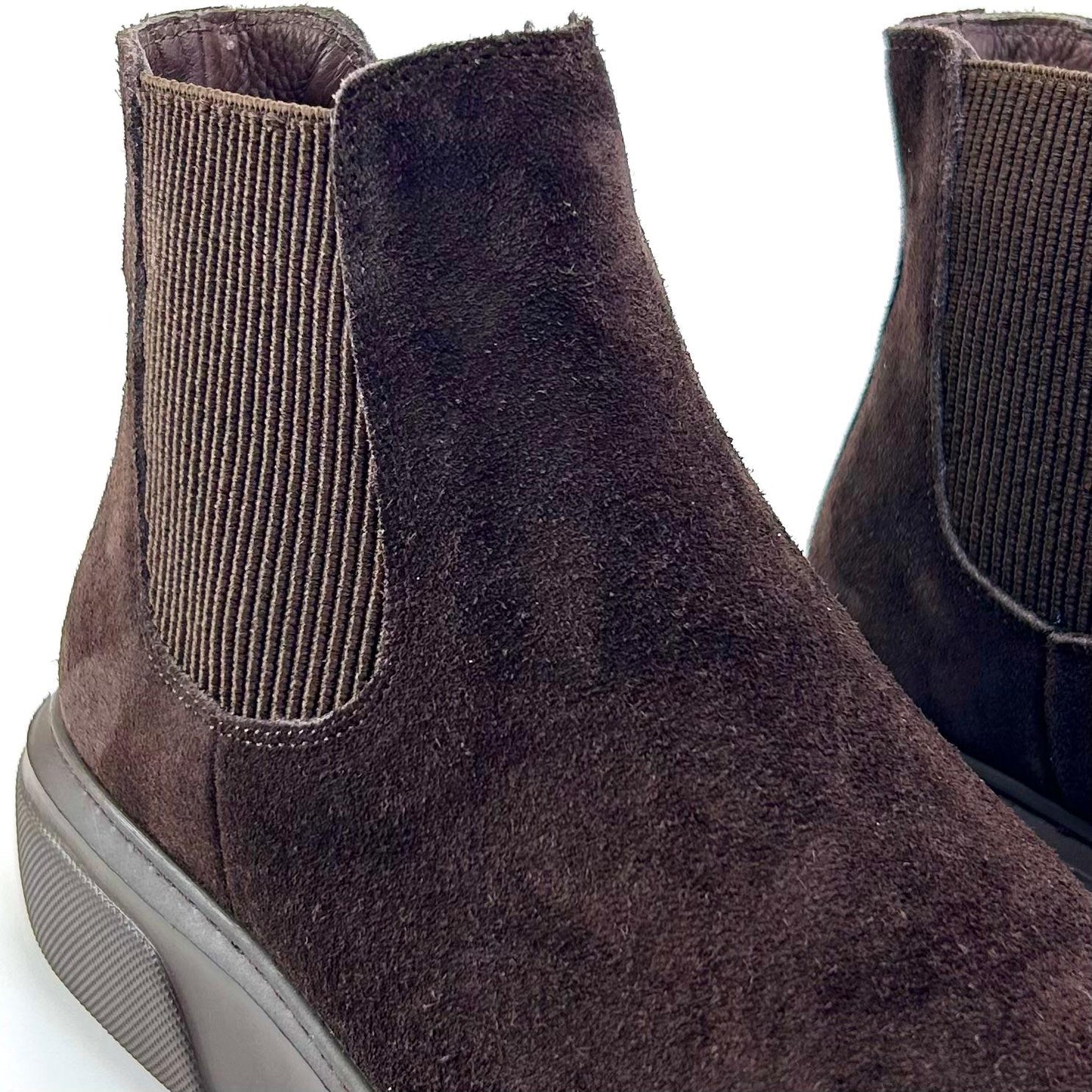 Alza Erkek Hakiki Deri Chelsea Bot - Kahverengi Süet