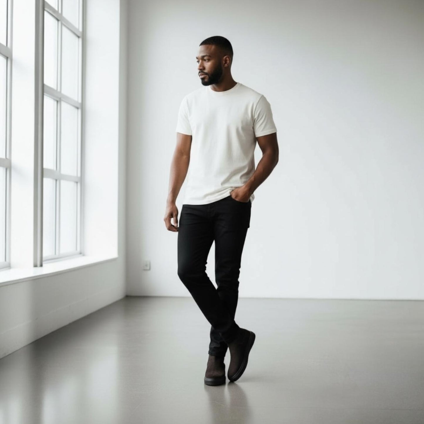 Alza Erkek Hakiki Deri Chelsea Bot - Kahverengi Süet