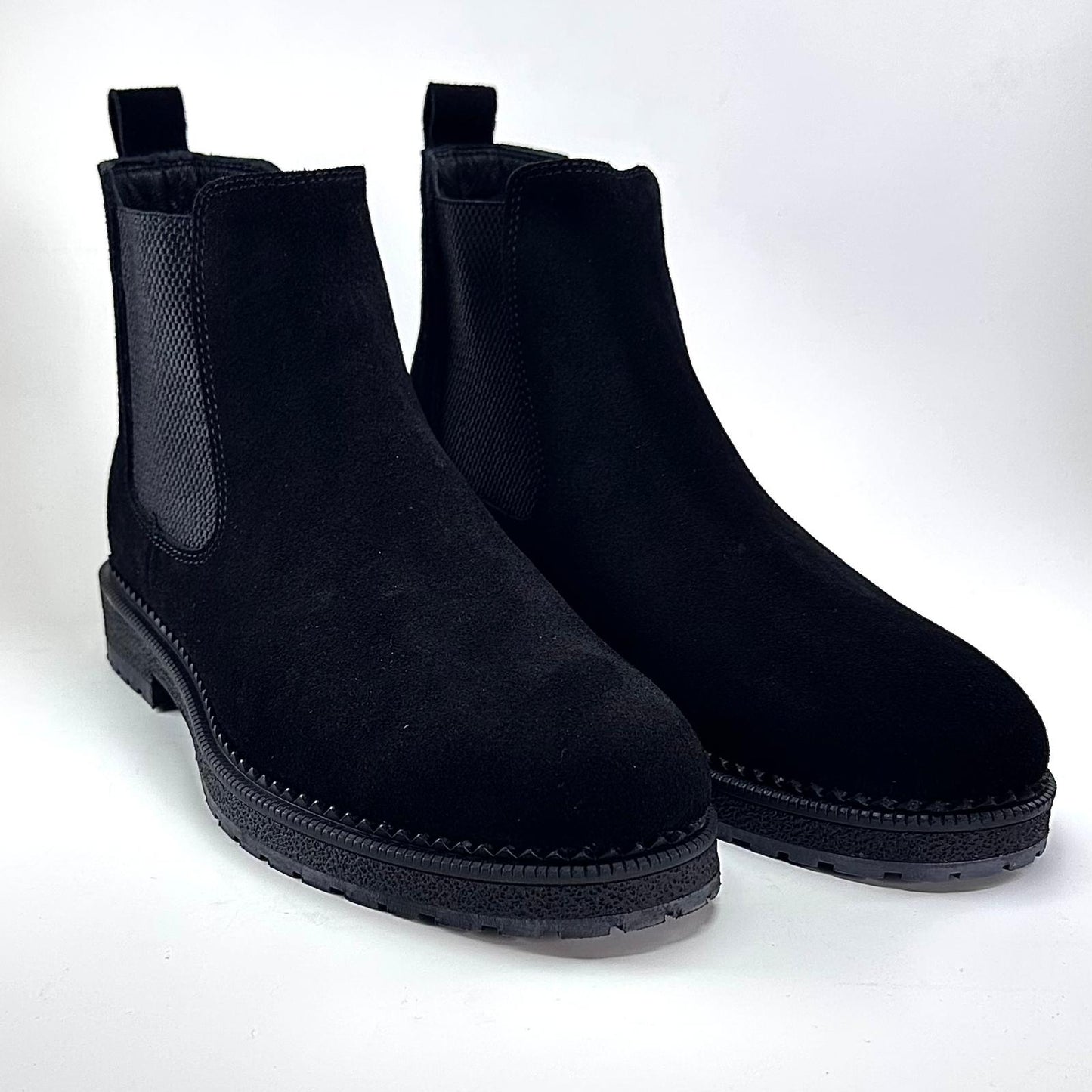 Alza Erkek Hakiki Deri Chelsea Bot - Siyah Süet