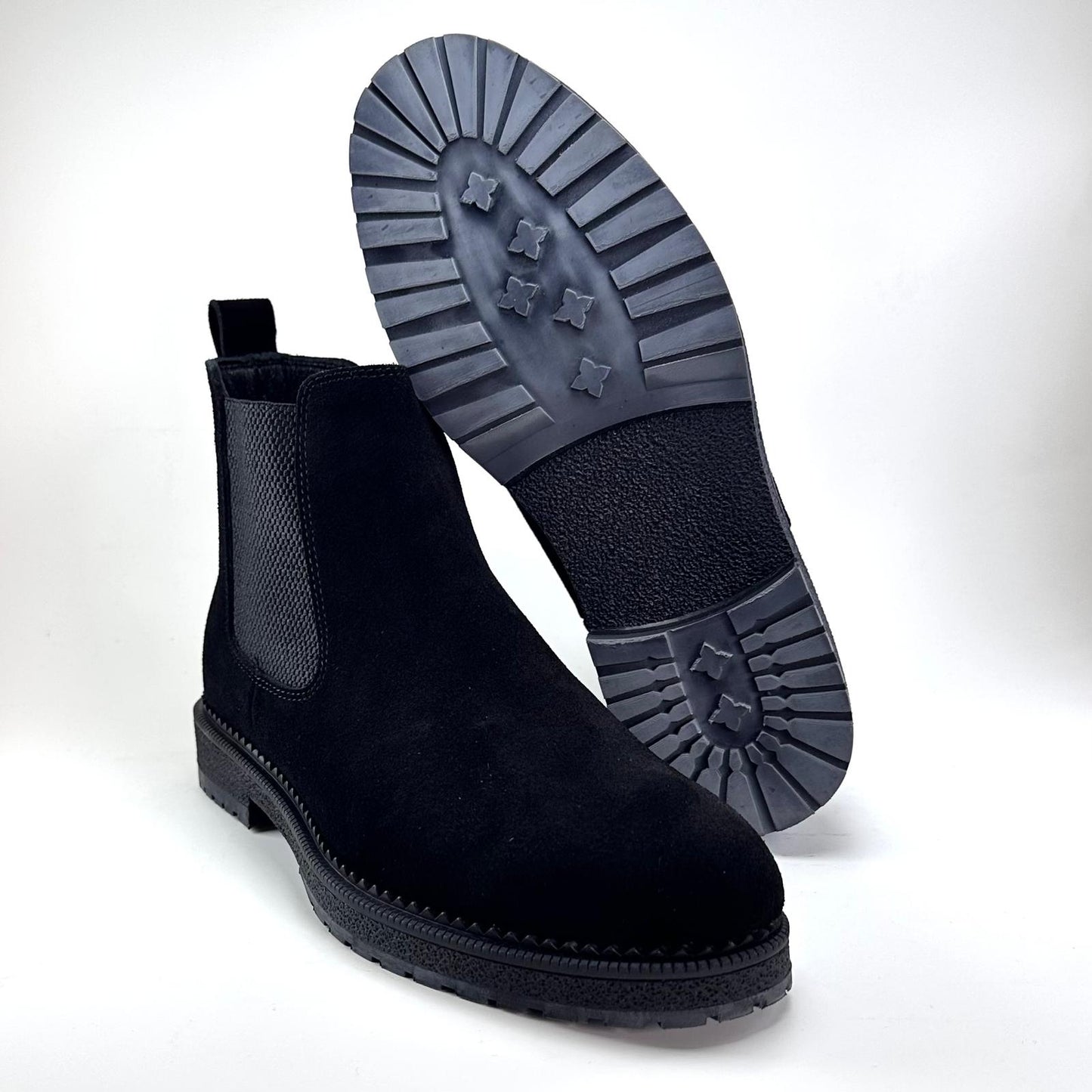 Alza Erkek Hakiki Deri Chelsea Bot - Siyah Süet