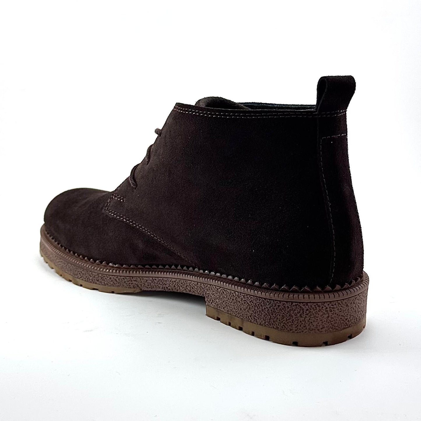 Alza Erkek Hakiki Deri Chelsea Kısa Bot - Kahverengi Süet