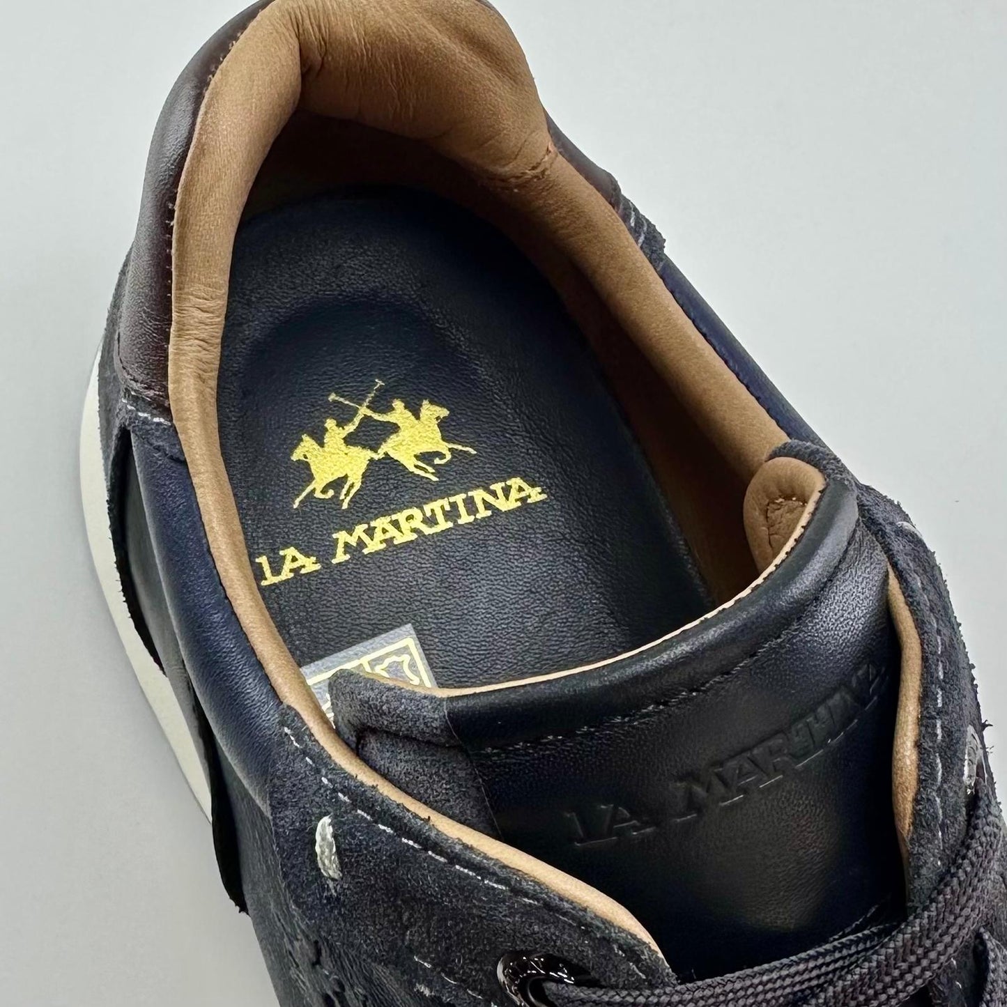 Alza Erkek Hakiki Deri Erkek Sneaker - Lacivert