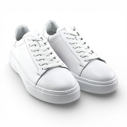 Footcap Erkek Hakiki Deri Sneaker Eva Taban – Beyaz | ALZA