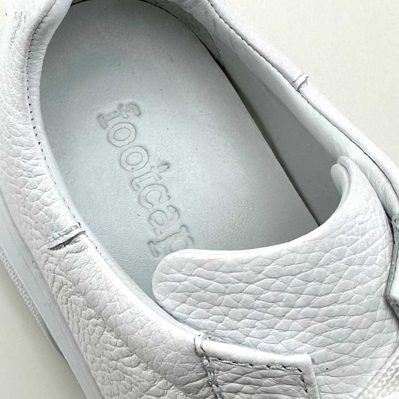 Alza Erkek Hakiki Deri Sneaker - Beyaz Floter