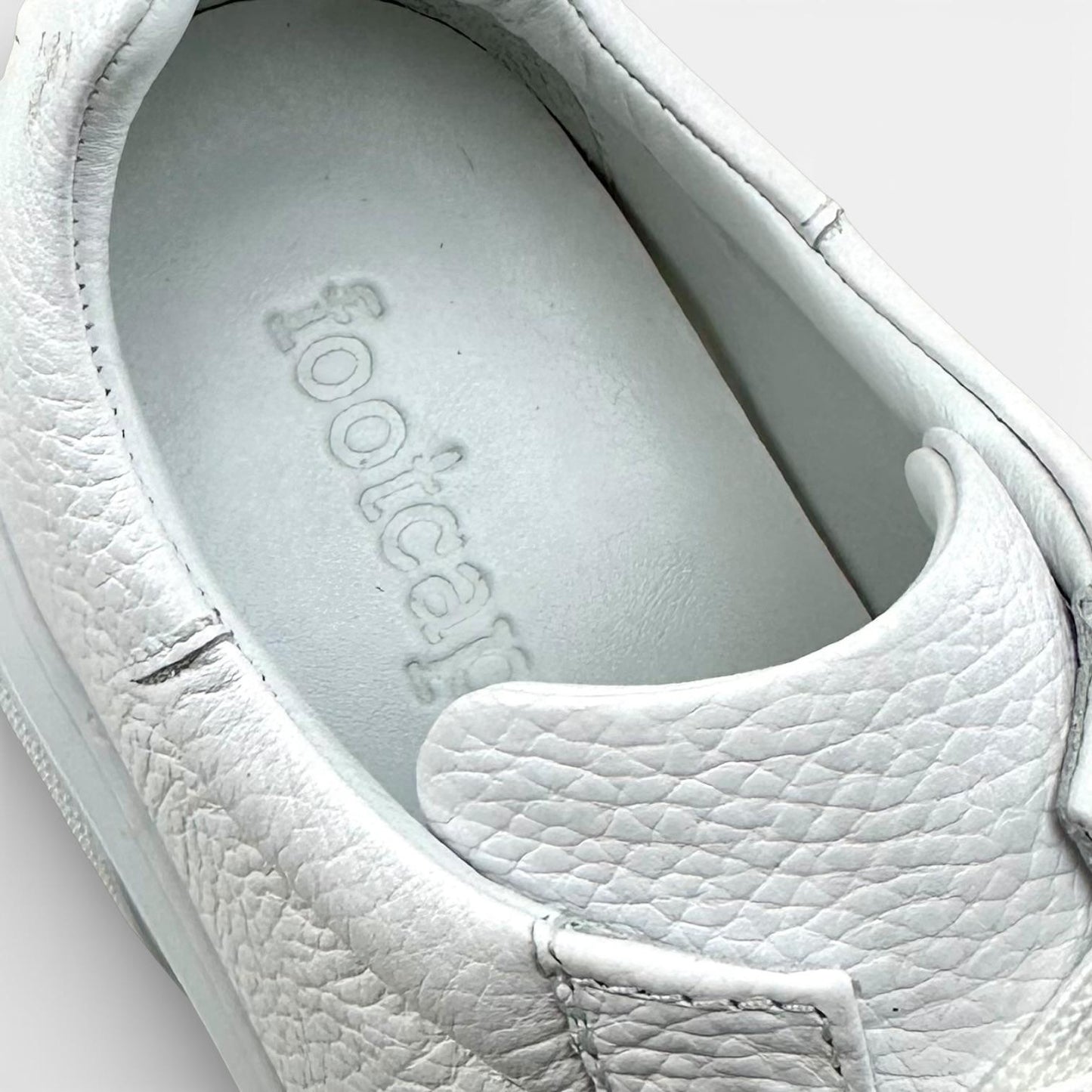 Footcap Erkek Hakiki Deri Sneaker Eva Taban – Beyaz | ALZA
