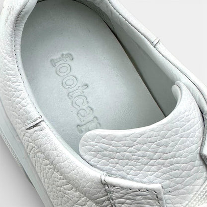 Footcap Erkek Hakiki Deri Sneaker Eva Taban – Beyaz | ALZA