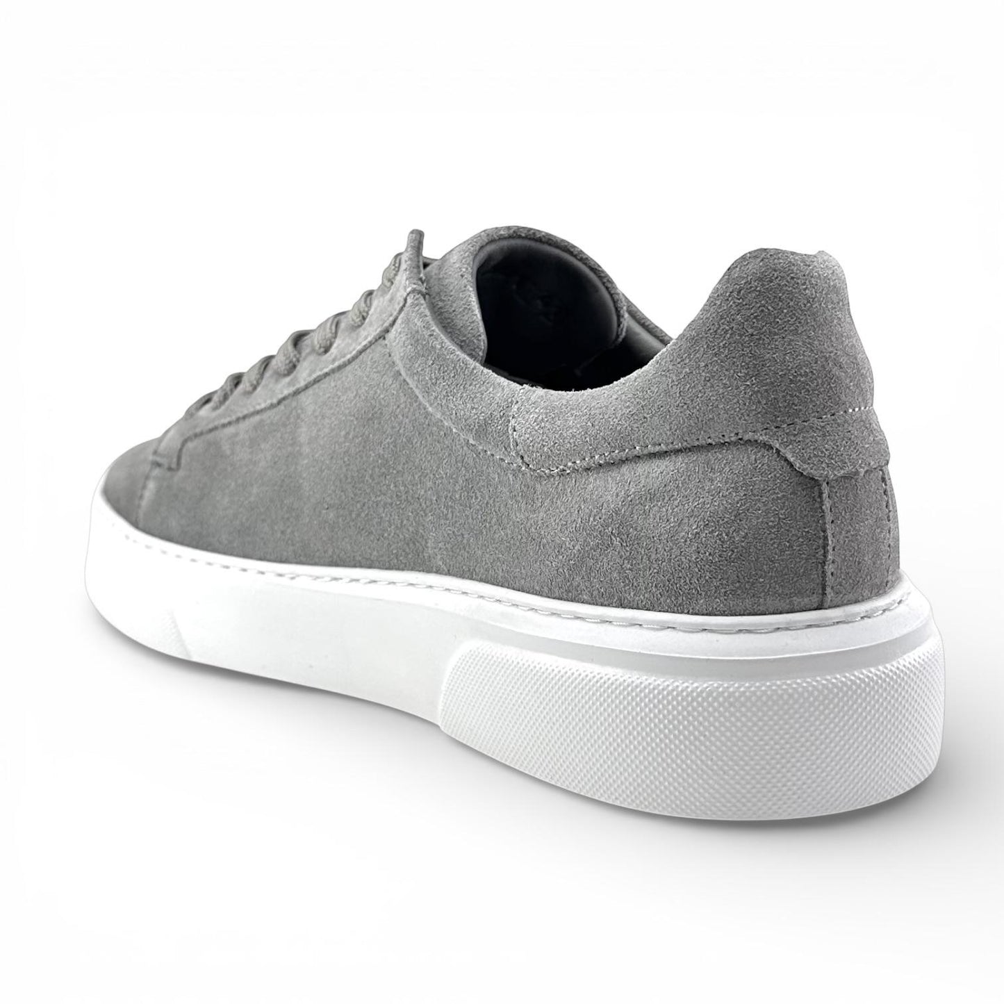 Footcap Erkek Hakiki Deri Sneaker Eva Taban – Gri Süet | ALZA