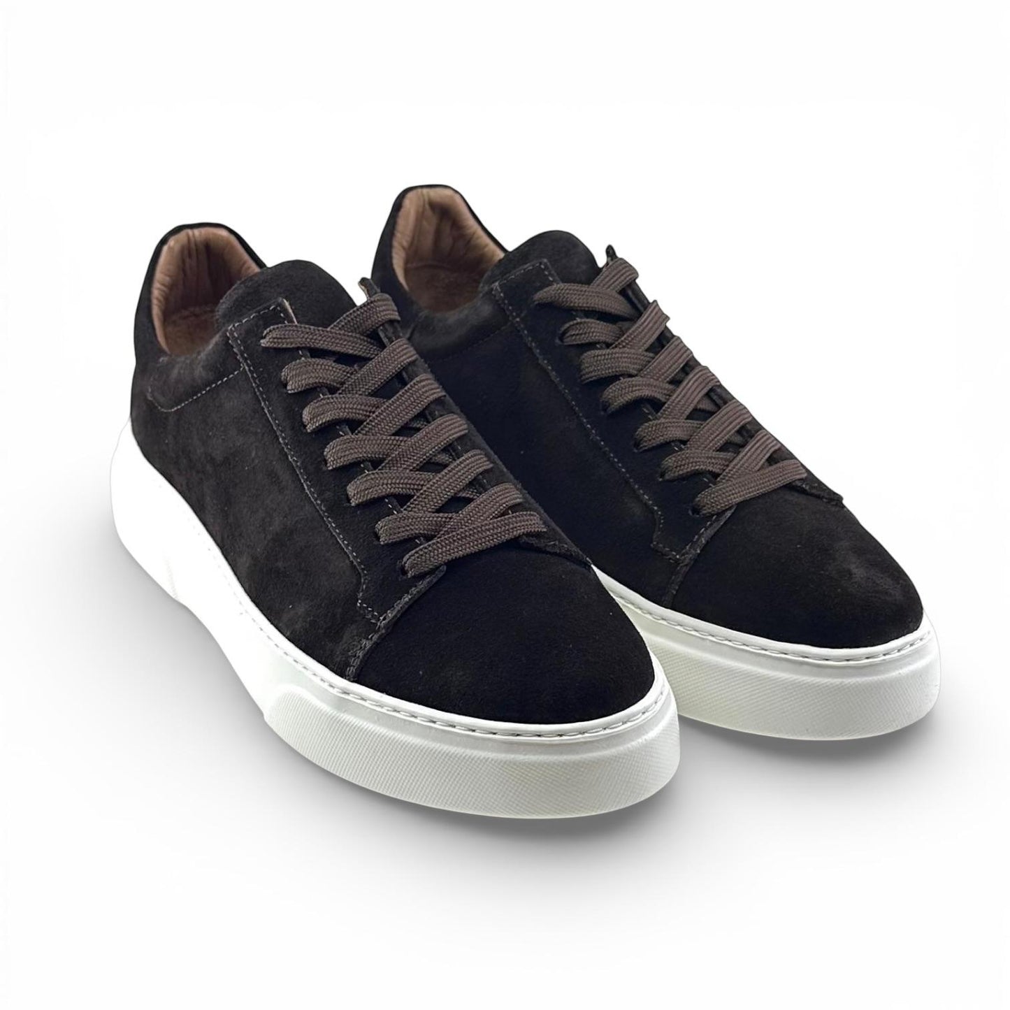 Footcap Erkek Hakiki Deri Sneaker Eva Taban – Kahverengi Süet | ALZA