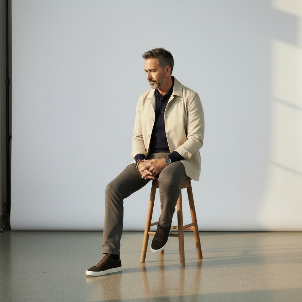 Alza Erkek Hakiki Deri Sneaker - Kahverengi Süet