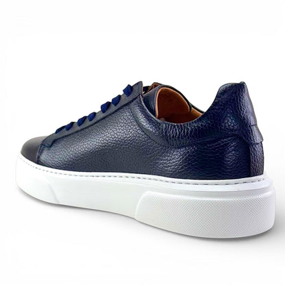 Footcap Erkek Hakiki Deri Sneaker Eva Taban – Lacivert | ALZA