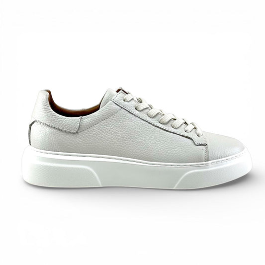 Footcap Erkek Hakiki Deri Sneaker Eva Taban – Off White | ALZA