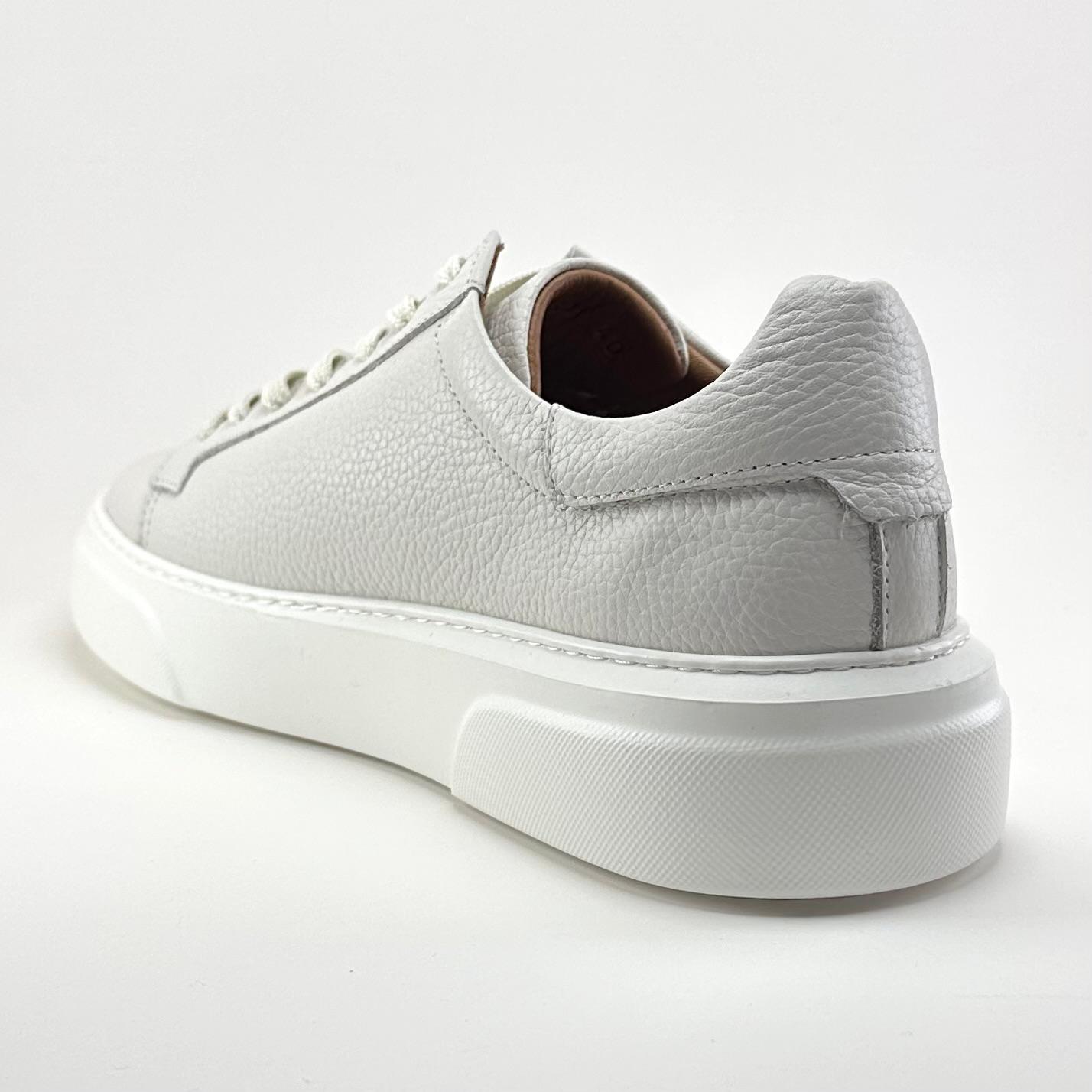 Alza Erkek Hakiki Deri Sneaker - Off White Floter