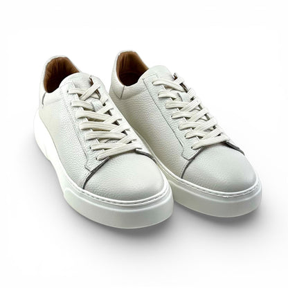 Footcap Erkek Hakiki Deri Sneaker Eva Taban – Off White | ALZA