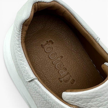 Footcap Erkek Hakiki Deri Sneaker Eva Taban – Off White | ALZA