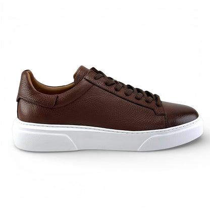 Footcap Erkek Hakiki Deri Sneaker Eva Taban – Taba | ALZA