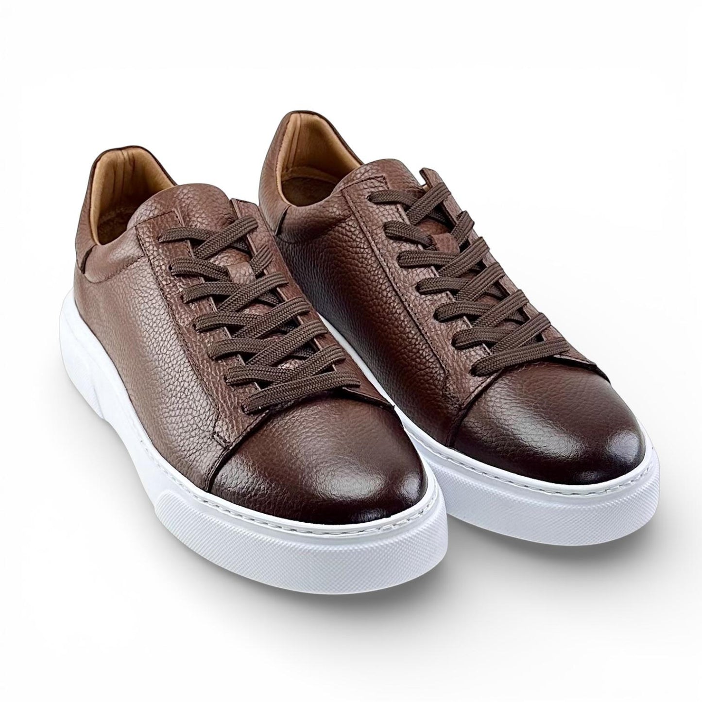 Footcap Erkek Hakiki Deri Sneaker Eva Taban – Taba | ALZA