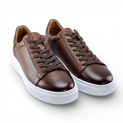 Footcap Erkek Hakiki Deri Sneaker Eva Taban – Taba | ALZA