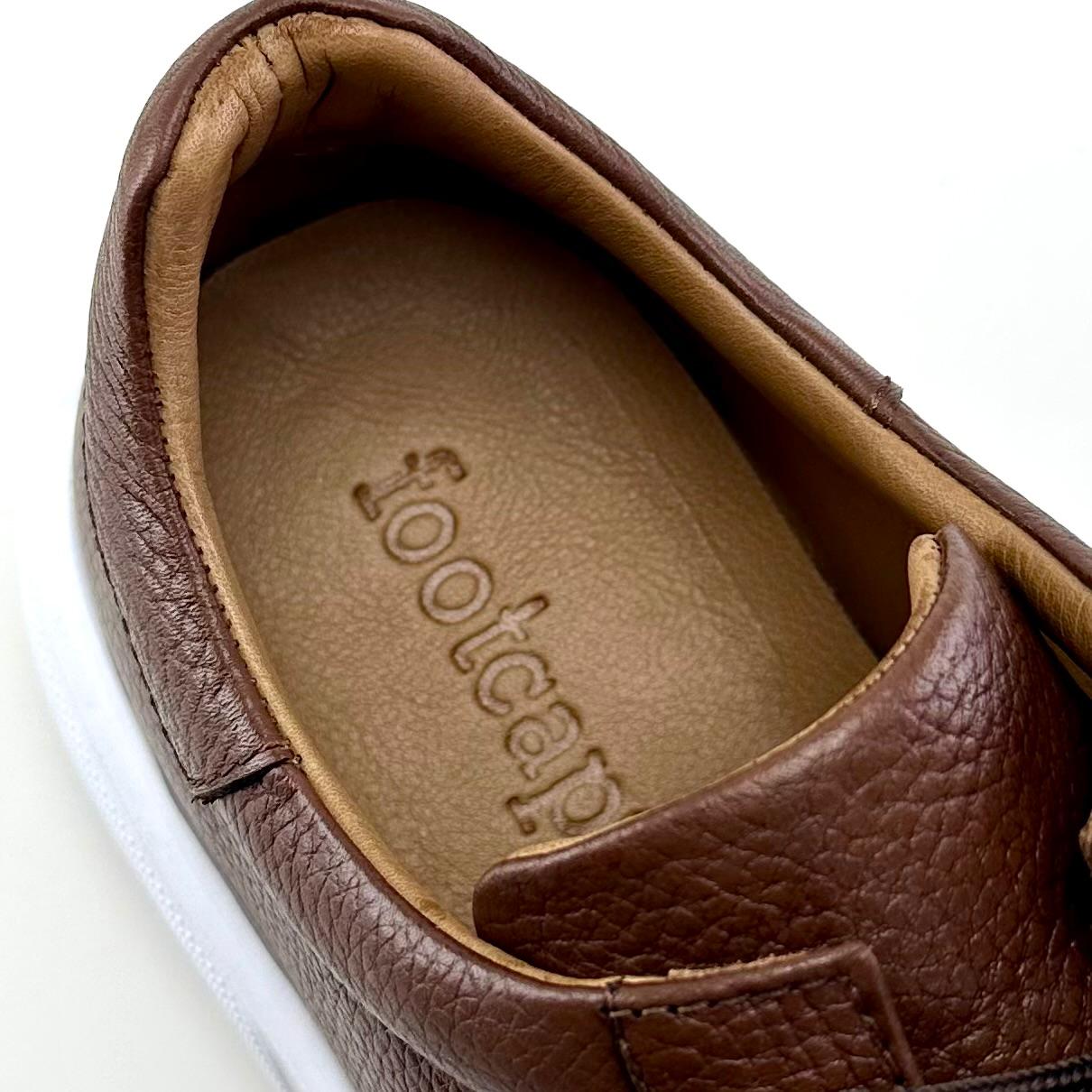 Alza Erkek Hakiki Deri Sneaker - Taba Floter