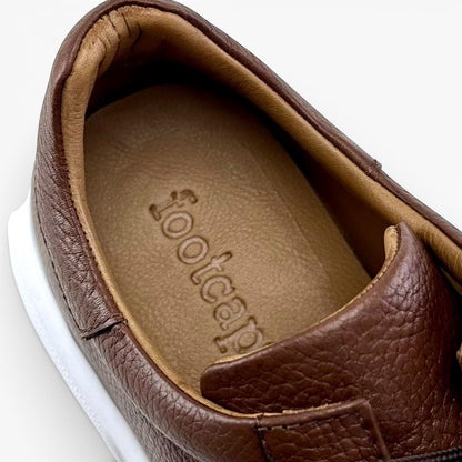 Footcap Erkek Hakiki Deri Sneaker Eva Taban – Taba | ALZA