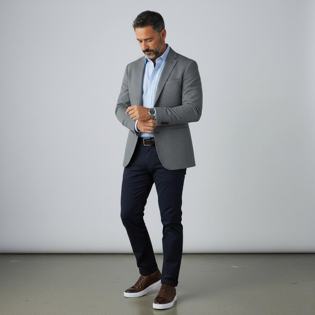 Alza Erkek Hakiki Deri Sneaker - Taba Floter