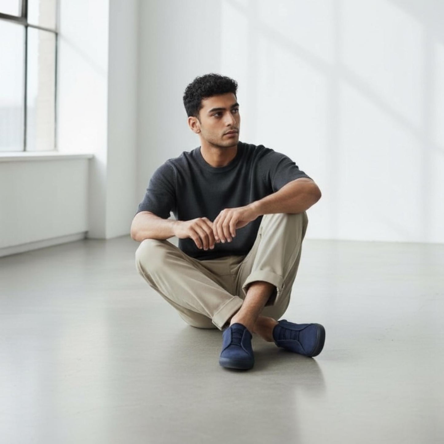 Alza Erkek Hakiki Nubuk Deri Sneaker - Mari