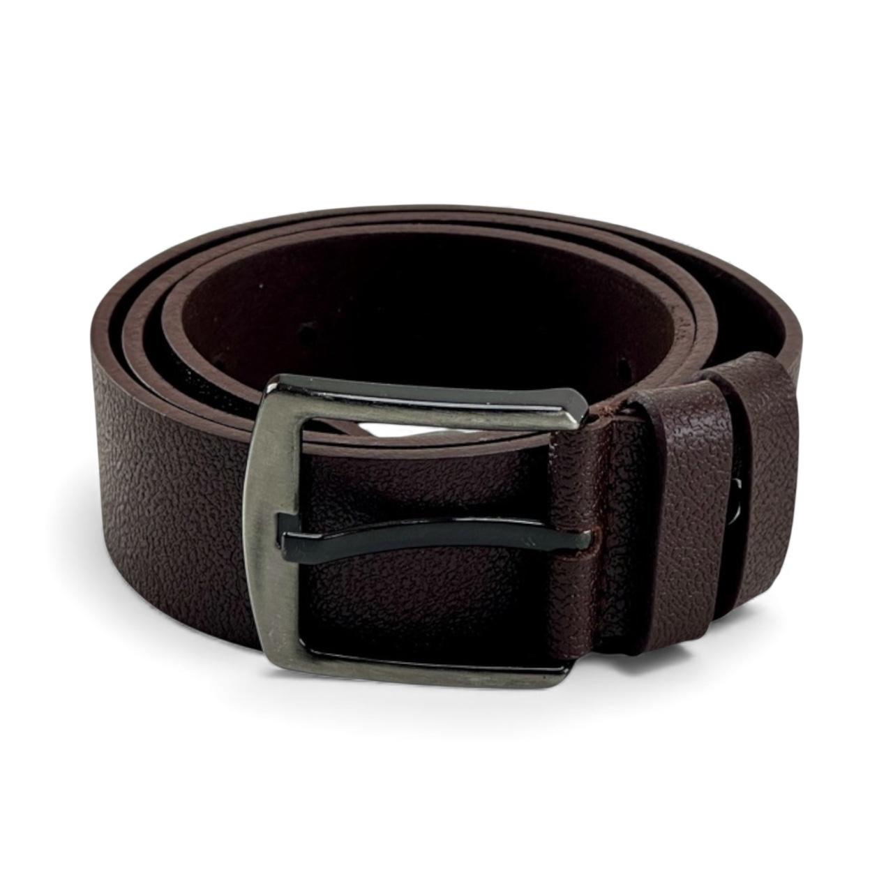 Alza Hakiki Deri Kemer - Kahverengi