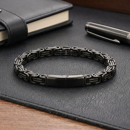 316L Kral Model Erkek Çelik Bileklik - Premium Kalite